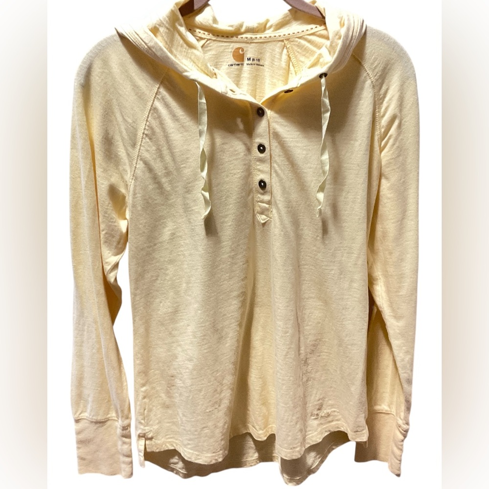 Carhartt Lightweight women's (unisex) Yellow Hoodie size M
